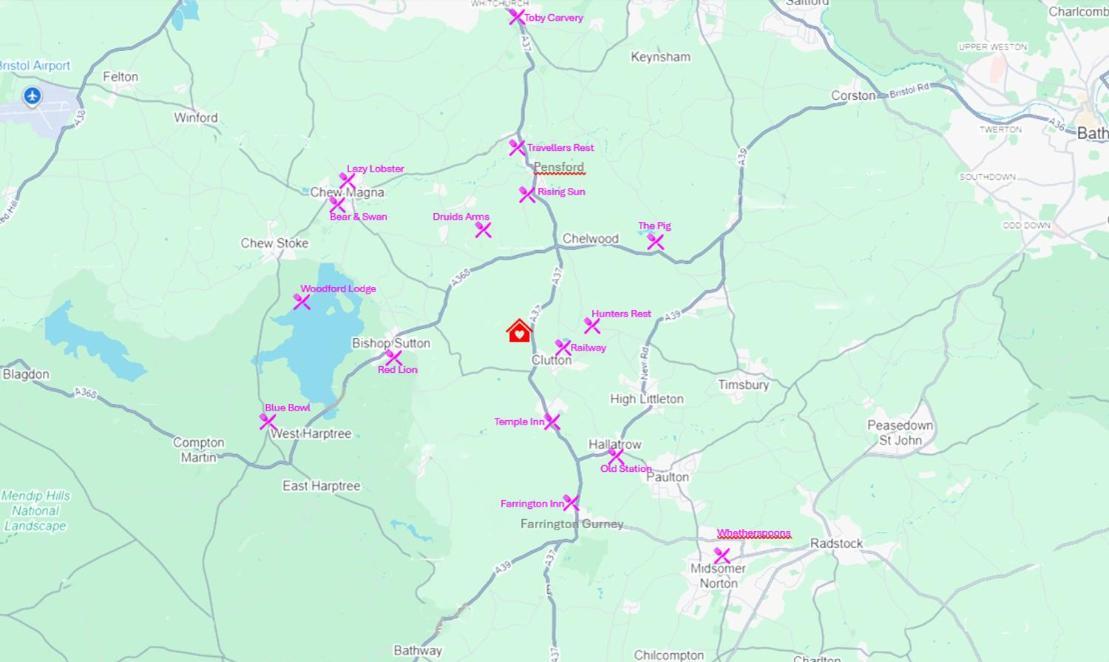 Clutton Willow Ridge - A Large Country House With 3 Rental Rooms מראה חיצוני תמונה